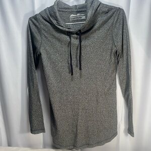 Eddie Bauer women’s size small pullover sweatshirt, gray, like new.